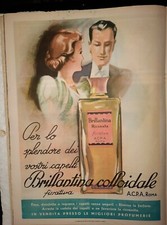 Originale pubblicità 1942  Brillantina ricinata colloidale ACPA Roma