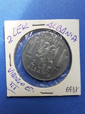 ALBANIA  1939  MONETA  2 LEK