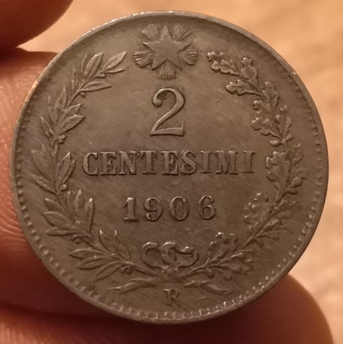 Moneta centesimi 1906 - moneta, 2