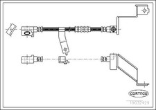 CORTECO Tubo Freno Anteriore
