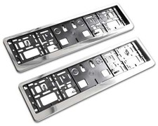 2x Portatarga UE | Nero