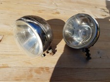 MARCHAL 632 driving or fog lights complete with housing bulbs fari proiettori