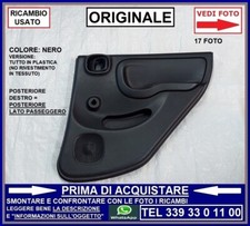 PANNELLO PORTIERA POSTERIORE DESTRO DX NERO FIAT PANDA 3 mod 312