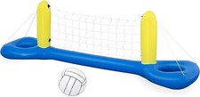 Rete Pallavolo Gonfiabile Piscina Mare Con Palla Da Gioco Set da Volley Spiaggia