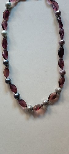 Collana con perle vetro - perle,