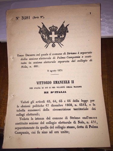 Regio decreto comune - decreto, di