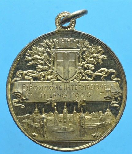 Milano medaglia 1906 - milano,