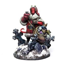 Hellboy miniature Holiday Christmas Mantic Games Limited Edition New In Box