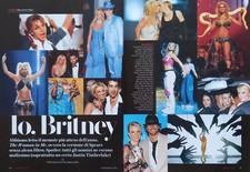 Italian Clipping Ritaglio 2023 BRITNEY SPEARS The Woman in Me 4 PAGINE.