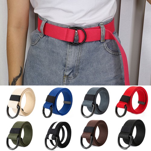 Cintura uomo donna tela anello