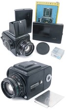 Hasselblad 500 C/M BLACK Planar 80mm f/2.8 T* RED + magazine A12 + other