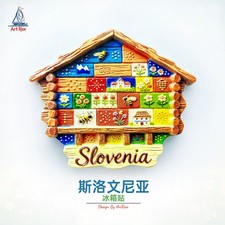 Slovenia Alveare Ape 3D