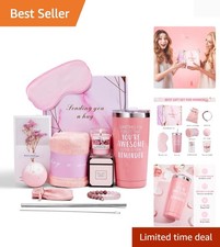 Cesto regalo rosa gourmet per