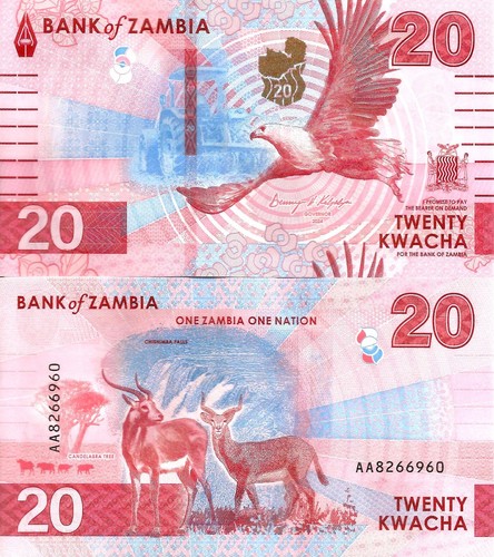 Zambia kwacha 2024 63 unc - zambia,