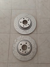 Set dischi freni posteriori baffati e forati per BMW serie 1,2,3,4 (34206797598)
