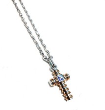 Collana uomo maglia marina