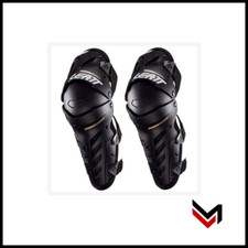 COPPIA GINOCCHIERE CROSS ENDURO LEATT KNEE E SHIN GUARD BLACK 22 OMOLOGATE