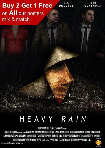 Poster gioco pioggia - , pesante