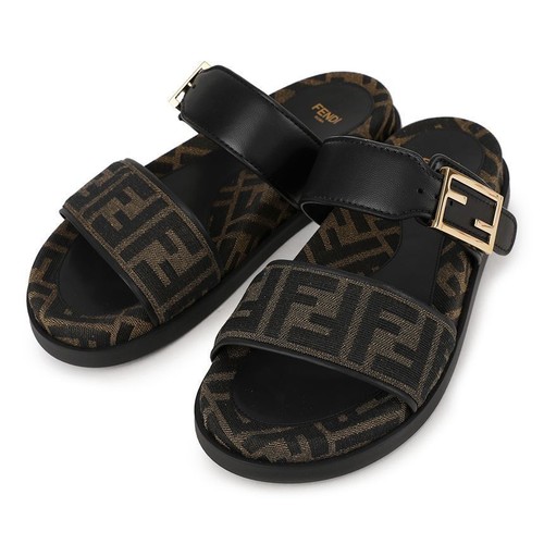 Scivolo jacquard logo - , fendi