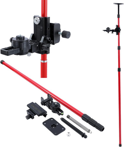 Asta telescopica per livella - telescopica,