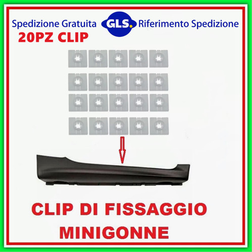 20x mollette fissaggio