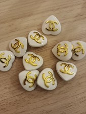 Bottoni Chanel 10 Pezzi 25 Mm 