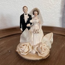 Cake topper matrimonio vintage