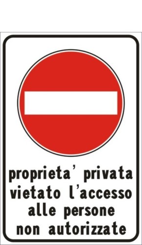 Cartello proprieta privata - cartello,