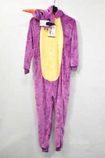 Costume Pigiamone Drago Viola Fuanna Tg.XS Nuovo