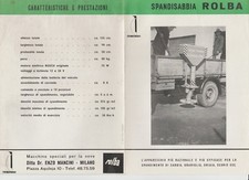 DEPLIANT SPANDISABBIA GHIAIA SCORIE ROLBA CARATTERISTICHE TECNICHE ENZO MANCINI
