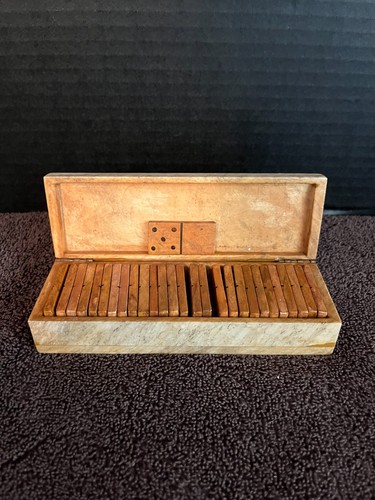 Domino vintage legno 28 - legno,