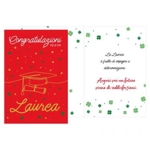 Biglietto auguri augurale - di,