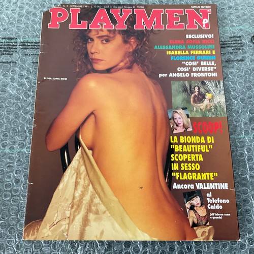 Playmen settembre 1991 elena - 1991,