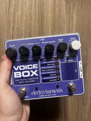 Electro harmonix vocoder voice - harmonix,