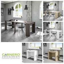 Tavolo consolle allungabile ASIA Gihome ® salvaspazio estensibile multiposizione