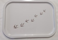 Vassoio Metallo Vintage Mulino Bianco Rondini Collezione Lotto Gadget Mercatino 