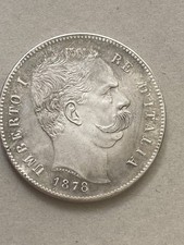 PIECE  5 LIRE  UMBERTO I