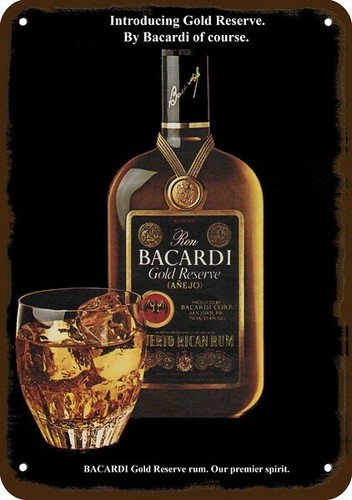 1981 bacardi gold reserve rum - bacardi,