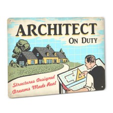 Insegna Architetto On Duty Maschio per 3Ds max Civil 3D AutoCAD Rhino Sketchup Revit 10