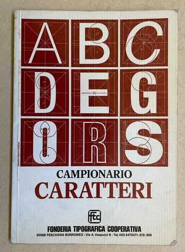 Campionario caratteri fonderia - caratteri,