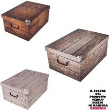 SCATOLA BAULE CONTENITORE BOX