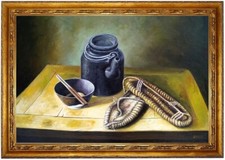 Quadro olio natura morta