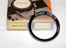 Filtro Cross Screen Bayonet 40