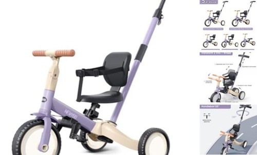 Toddler tricycle with - toddler, push
