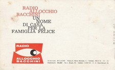 MANUALE ISTRUZIONI PER L'USO RADIORICEVITORE ALLOCCHIO BACCHINI MODELLO 2012 MAX