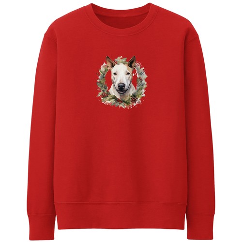 Christmas bull terrier - bull,