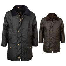 Giacca cerata foderata in pile