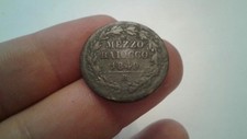 mezzo baiocco Pio IX 1849