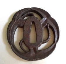 TSUBA Iron Tsuba Hand Guard
