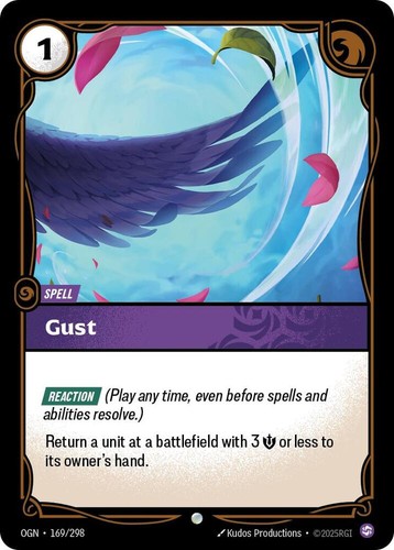 Gust 169 298 riftbound - gust, |